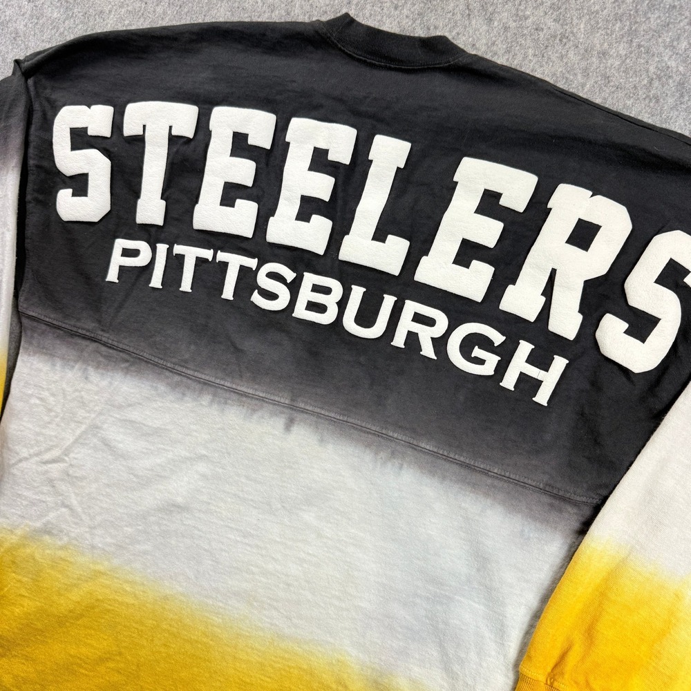 Pittsburgh Steelers NFL Pro Line Tie Dye Long Sleeve Spirit Jersey Sz XS